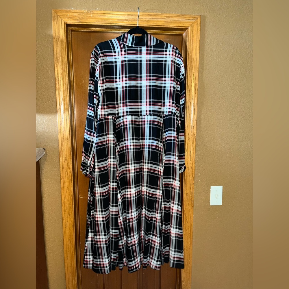 Torrid plaid duster - Picture 2 of 6